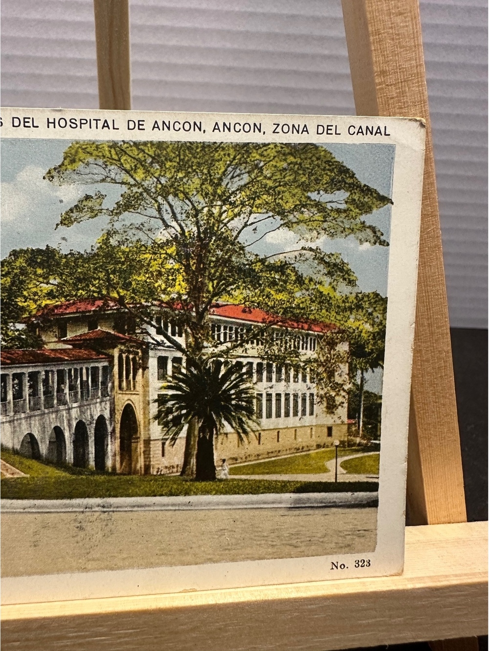 1933 Ancon Hospital Panama Canal Zone vintage postcard Washington stamp - Picture 3 of 6